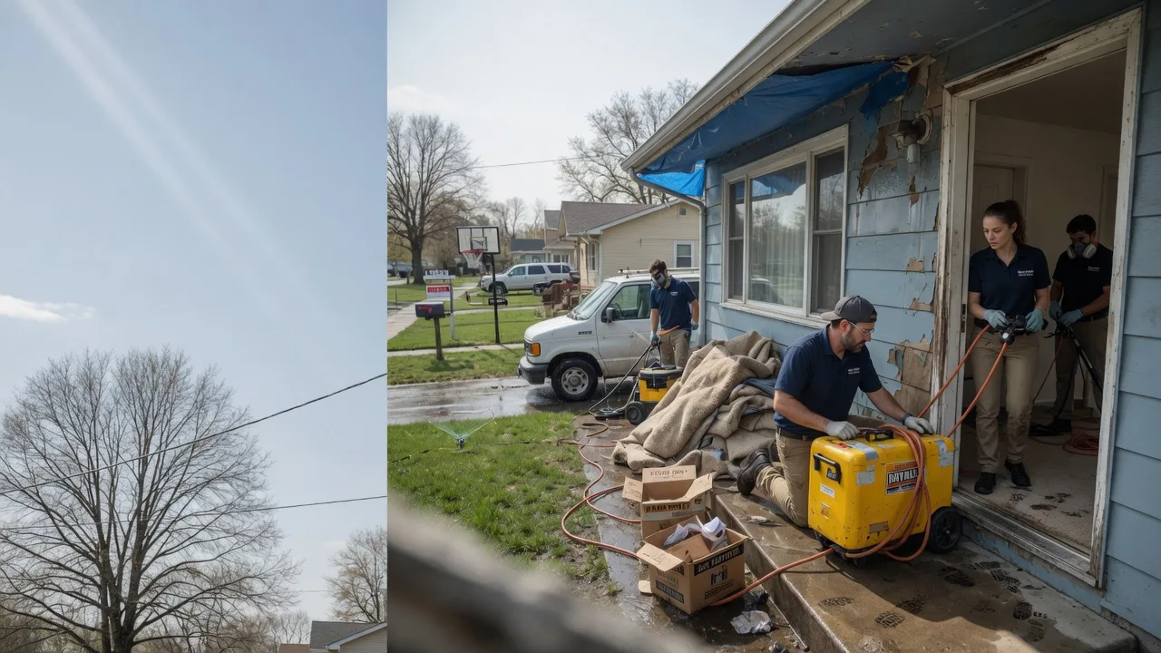Basement Flood Cleanup in Melrose, WI near me